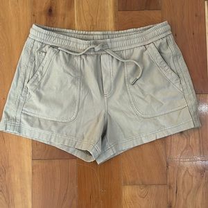 Athleta Tan Farallon Shorts -Size 10- Regular Length